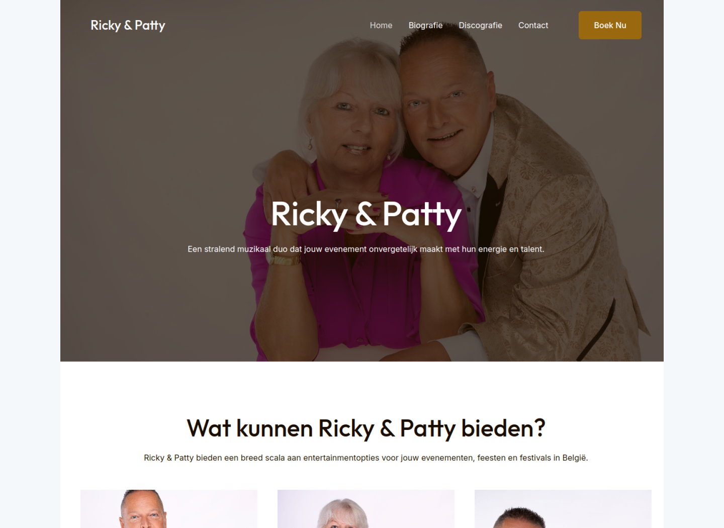 Screenshot van Rickypatty.be